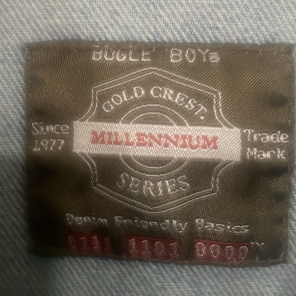 Harley Davison extra large denim jacket with Harley Davidson - Picture 3 of 10